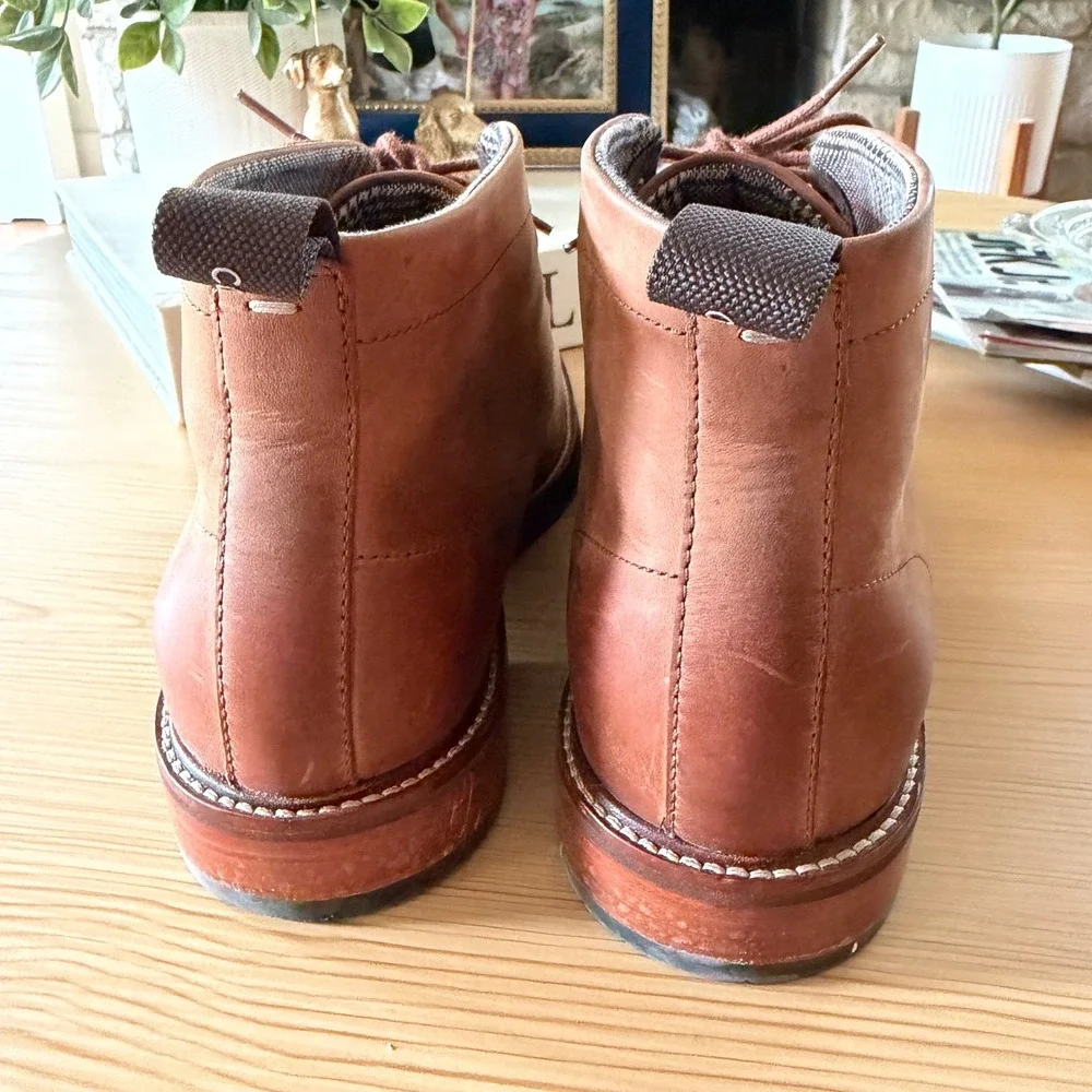 Cole Haan Mens C37588 British Tan Leather Chukka Boots Lug Sole Size 9.5 M